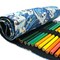 Wrapables Pencil Roll Organizer, Colored Pencil Wrap Pouch (72 slots)